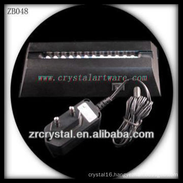 Plastic LED Light Base for Crystal